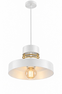Lampa wisząca 1xE27 BOSSI GOLD/WHITE