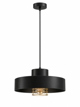Lampa wisząca 1xE27 BOSSI II GOLD/BLACK
