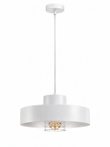 Lampa wisząca 1xE27 BOSSI II WHITE