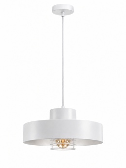 Lampa wisząca 1xE27 BOSSI II WHITE