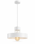 Lampa wisząca 1xE27 BOSSI WHITE