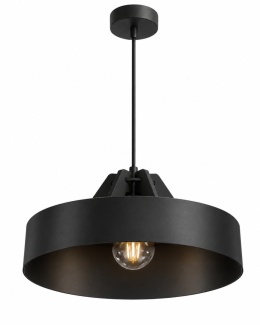 Lampa wisząca 1xE27 BOSSI WOOD BLACK