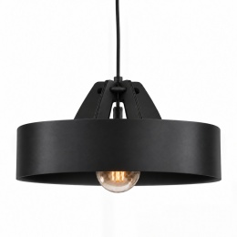 Lampa wisząca 1xE27 BOSSI WOOD BLACK