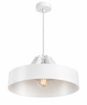 Lampa wisząca 1xE27 BOSSI WOOD WHITE
