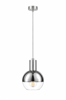 Lampa wisząca 1xE27 ICE SILVER