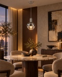 Lampa wisząca 1xE27 ICE SILVER