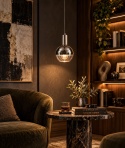 Lampa wisząca 1xE27 ICE SILVER
