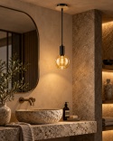 Lampa wisząca 1xE27 JANTAR WOOD