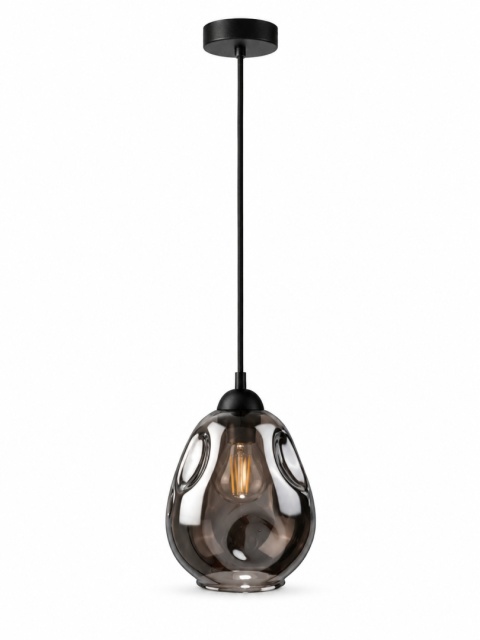 Lampa wisząca 1xE27 LOKI BLACK