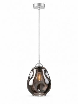 Lampa wisząca 1xE27 LOKI SILVER