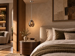Lampa wisząca 1xE27 LOKI SILVER