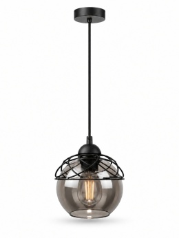 Lampa wisząca 1xE27 MERA BLACK