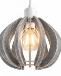 Lampa wisząca 1xE27 NICOLETA GREY 831