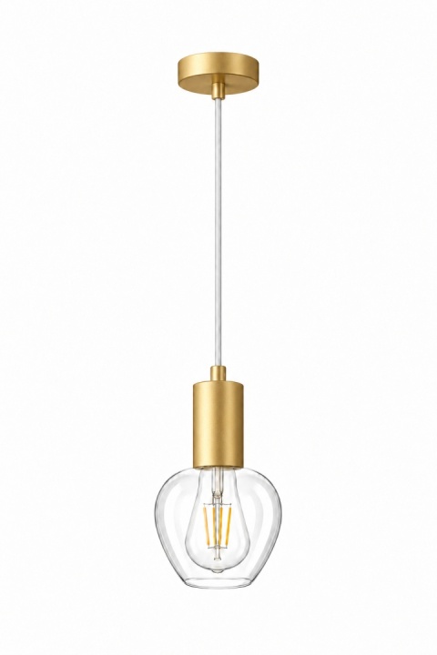 Lampa wisząca 1xE27 VERRE GOLD