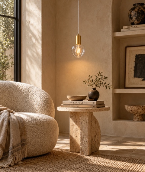 Lampa wisząca 1xE27 VERRE GOLD