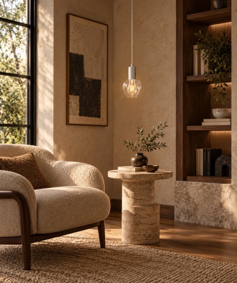 Lampa wisząca 1xE27 VERRE SILVER