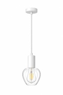 Lampa wisząca 1xE27 VERRE WHITE