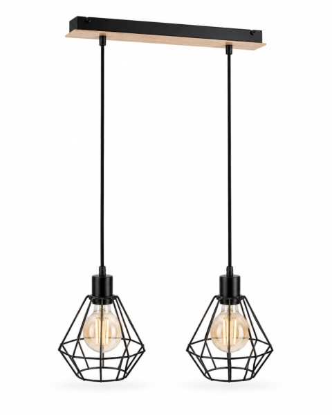 Lampa wisząca 2xE27 ATWOOD