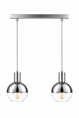 Lampa wisząca 2xE27 ICE SILVER