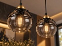 Lampa wisząca 2xE27 MERA BLACK/GOLD