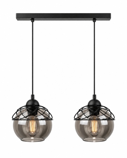 Lampa wisząca 2xE27 MERA BLACK