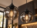 Lampa wisząca 2xE27 MERA BLACK