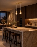 Lampa wisząca 2xE27 VERRE GOLD