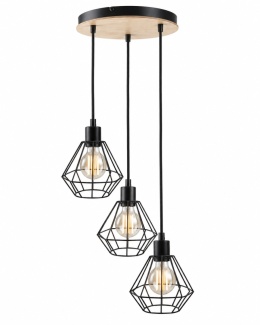 Lampa wisząca 3xE27 ATWOOD