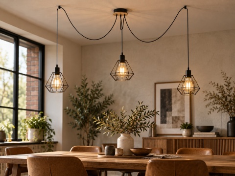 Lampa wisząca 3xE27 ATWOOD