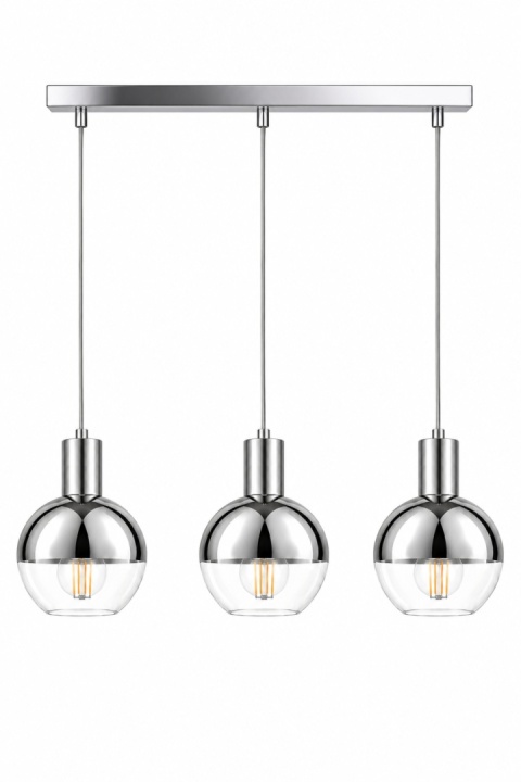 Lampa wisząca 3xE27 ICE SILVER