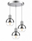Lampa wisząca 3xE27 ICE SILVER