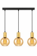 Lampa wisząca 3xE27 JANTAR GOLD