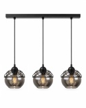 Lampa wisząca 3xE27 MERA BLACK