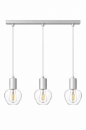 Lampa wisząca 3xE27 VERRE SILVER