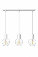 Lampa wisząca 3xE27 VERRE WHITE