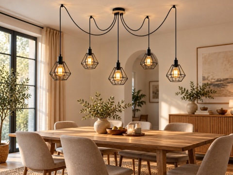 Lampa wisząca 5xE27 ATWOOD