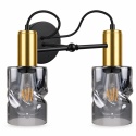 Kinkiet 2xE27 INGER BLACK/GOLD