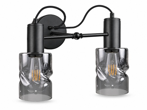 Kinkiet 2xE27 INGER BLACK