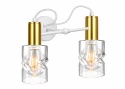 Kinkiet 2xE27 INGER WHITE/GOLD