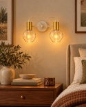 Kinkiet 2xE27 MAYA WHITE/GOLD