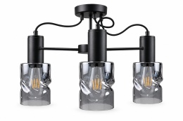 Lampa sufitowa 3xE27 INGER BLACK