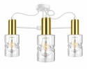 Lampa sufitowa 3xE27 INGER WHITE/GOLD