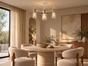 Lampa sufitowa 3xE27 INGER WHITE/GOLD
