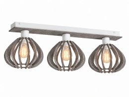 Lampa sufitowa 3xE27 NICOLETA GREY 833