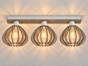 Lampa sufitowa 3xE27 NICOLETA GREY 833