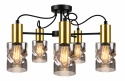 Lampa sufitowa 5xE27 INGER BLACK/GOLD