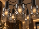 Lampa sufitowa 5xE27 INGER BLACK