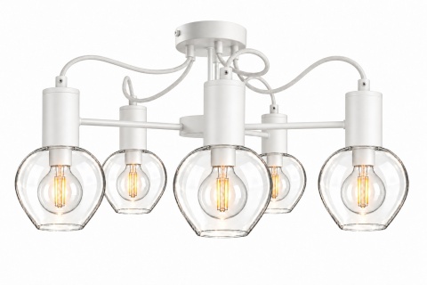 Lampa sufitowa 5xE27 MAYA WHITE
