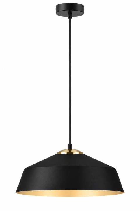 Lampa wisząca 1xE27 ATTO BLACK/GOLD