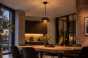 Lampa wisząca 1xE27 ATTO BLACK/GOLD